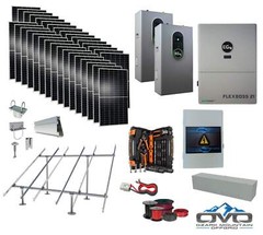 17KW Complete Offgrid Solar Kit + EG4 FlexBOSS21 + 2x 14.3KW 48V EG4 Lithium Ind