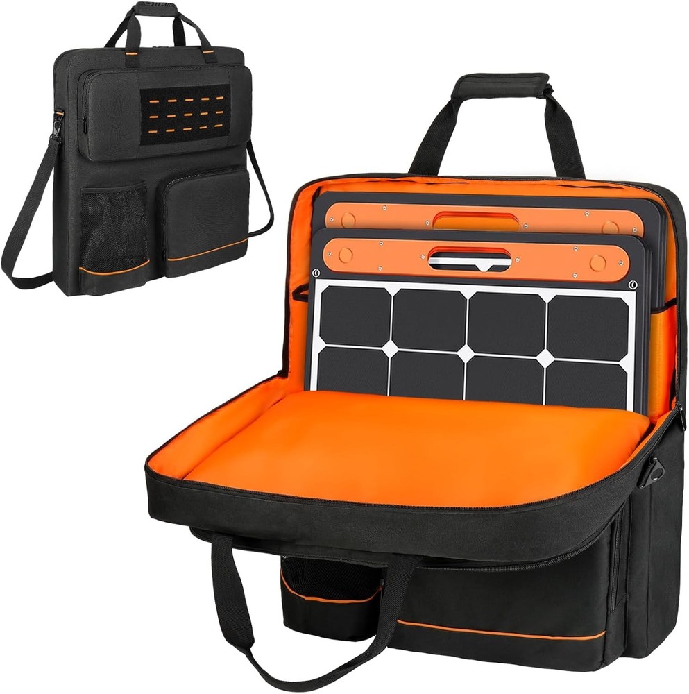 Solar Panel Storage Bag – Padded Carrying Case Compatible with Jackery SolarS…