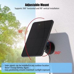 Solar Panel Blink Camera Outdoor 2 Pack Compatible 2K+/4(4th Gen) 13ft Cable