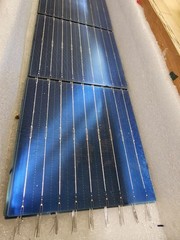 DIY Solar Panel, String of 4 PV cells (1 box, 320 PV cells) 9bb, 22.2%-23.5% eff
