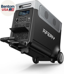 3840Wh Portable Power Station,120V AC Outlets X 5,2.5H Fast Charge,3600W Lifepo4