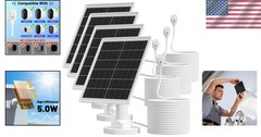 High-Efficiency Solar Panel Charger with 13.1ft Cable for Arlo Security Cameras