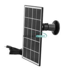 8W 5V Microcrystal Solar Panel with Mounting Brackets Security Camera Water Pump