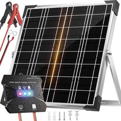 High-Efficiency 20W Solar Charger for 12V Batteries – Weather-Resistant