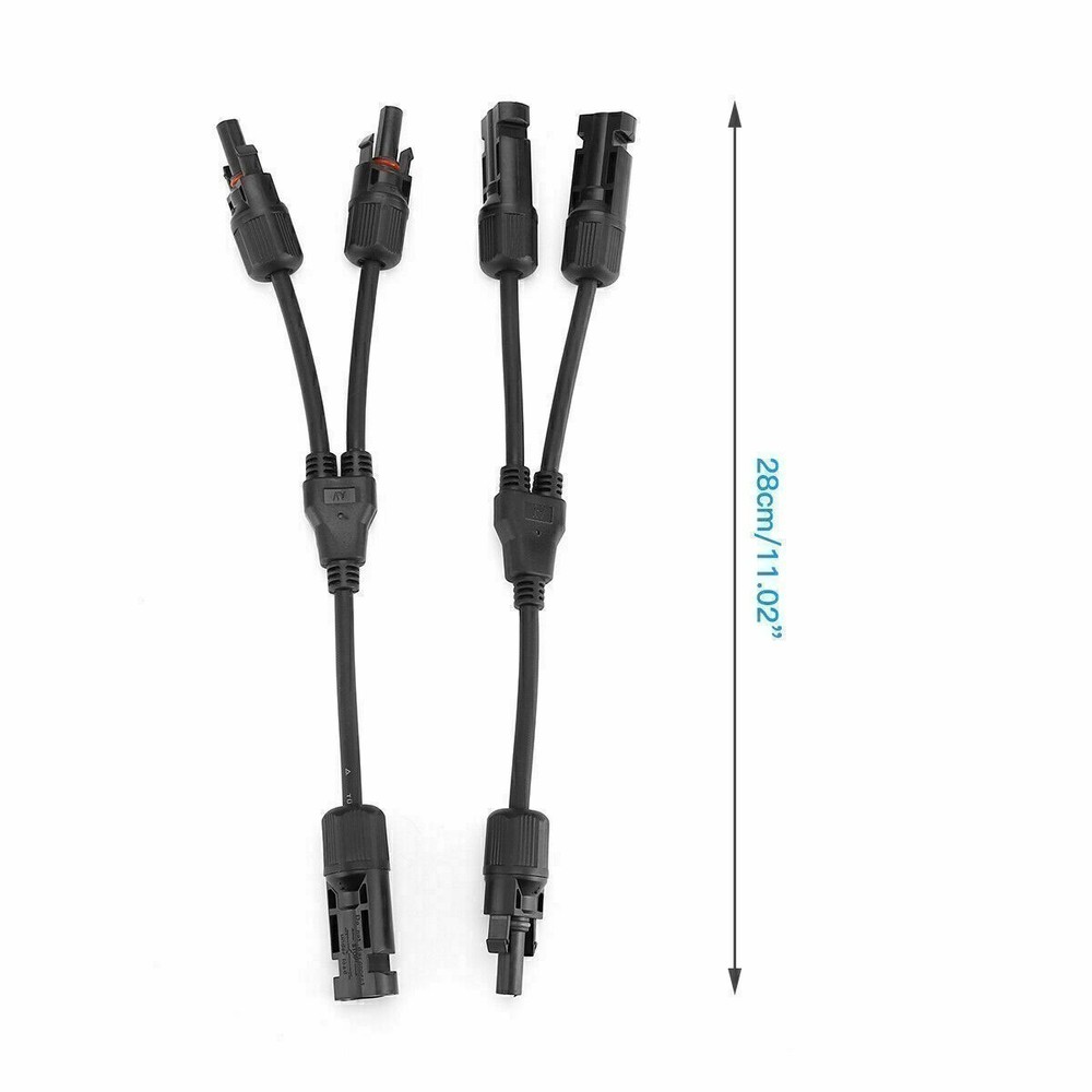 1 Pair Y Branch PV Solar panel Cable Connector 1000V 2/3/4 IP67 Male & Female