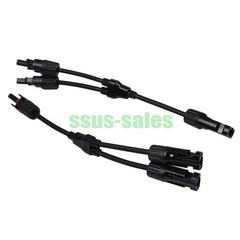 Solar MC-4 Photovoltaic Connector Y-Type Splitter Adapter with Waterproof NEW