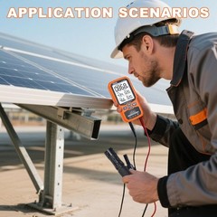 Durable FT-2000W Solar Tester: 150V/35A, Waterproof, CAT III/CAT IV Rated