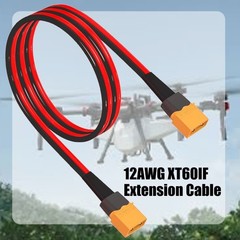 Male XT60 to Male XT60 Connectors Cable Connection Line 12AWG Converters Cord
