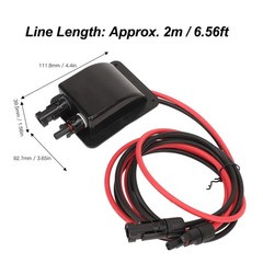 Solar Panel Wire With Connector Entry Gland Solar Adapter Extension Cable 2m