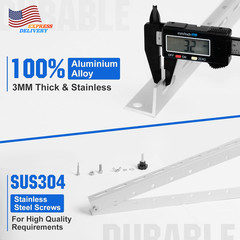 45″ Adjustable Solar Panel Tilt Mount Brackets with Foldable Tilt Legs 4 Sets US