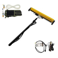 Solar Panel Cleaner 5M Carbon Fiber Pole Brushless Motor Mobile PV Cleaning 110V