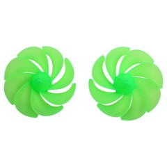 Robust and Lightweight Plastic Fan Blades Set for Efficient Airflow Generation