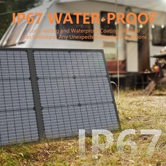 110 220 400W Solar Panel Kit Foldable for Portable Power Stations Refurbished
