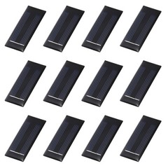 12Pcs 1V 0.05W 50mA Mini Solar Panels, Solar Photovoltaic Power Cells
