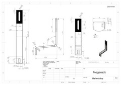 Magerack Tile Hook Bracket w/ Flashing for Solar Panel PV Module Mounting 10