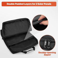 Solar Panel Storage Bag, Solar Panel Carrying Case Compatible with Anker SOLIX P