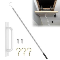 Attic Pull Down Hook System Up To 53.1 Inch Attic Ladder Pull Down Extension Rod