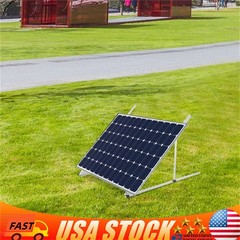 45″ Adjustable Solar Panel Brackets Tilt Mount Frame Rack 0-90° for Boat RV Roof