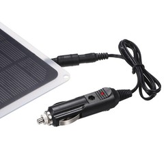 DC12V 10W Portable Solar Panel Car With USB Port For Travel Y0N5