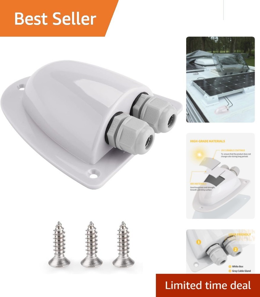Versatile Waterproof Solar Entry Housing for RVs, Boats, and Home Installations