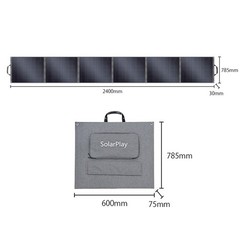 Solarplay 200/400W Portable Solar Panel for Solar Generators, Outdoor and RV