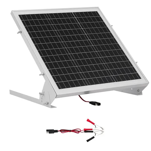 Solar Battery Trickle Charger Maintainer 20W 12V with MPPT Controller