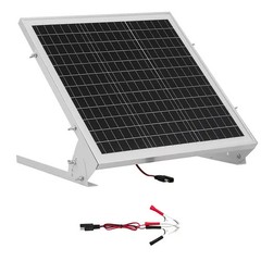 Solar Battery Trickle Charger Maintainer 20W 12V with MPPT Controller