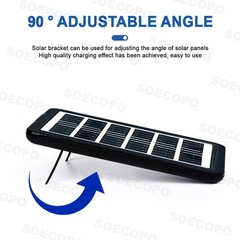 SOECOPO 30W Solar Panel with 3M charging cable 5V portable solar charging panel
