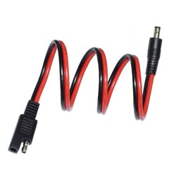 60cm Solar Panel to SAE 2Pin Power Cable with DC5.5mm Connection for Motorbikes