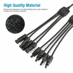 Solar Y Branch Connectors Solar Panel Parallel Connectors 1 to 3Solar Adapter US