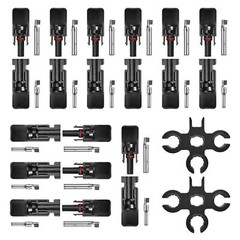 5-20 Pairs Solar Connector IP67 Waterproof Male/Female Solar Panel Connector Kit