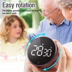 For Kitchen For Study Magnetic Timer Three Volume Modes Magnetic Attachment