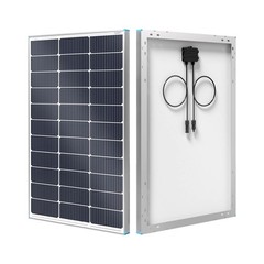 100W High-Efficiency Solar Panel, 12V N-Type, Ideal for RVs, Boats, Campers & Of