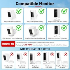 7W Solar Panel & 360° Mount for Ring Spotlight/Stick Up Cam Battery – Weatherpro