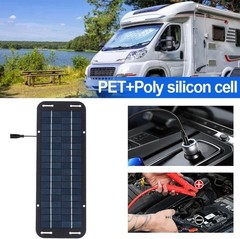 Set of 2-12V 30W Car Boat Power Solar Panels-Battery Maintainer for Vehicles +