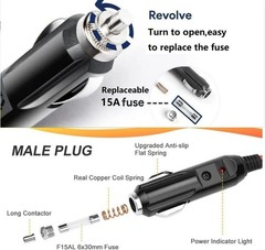 Car Charger Cable Compatible Anker SOLIX S2000 C1000 C2000 Gen 2 Ecoflow