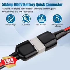 MOOKEERF 10AWG 2FT Anderson Cable 2 Pack