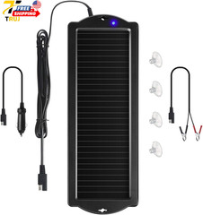 Sunway Solar Car Battery Trickle Charger & Maintainer 12V Solar Panel Power Batt