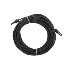 4mm² 20M Solar Panel Extension Cable Black+Red with M4 Connector for RV/Boat