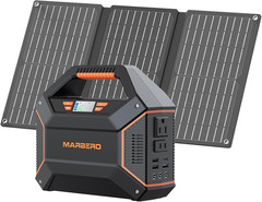155Wh Solar Generator with 30W Solar Panel Portable Power Station 100W Multi-Out
