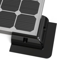 7PCS Solar Panel Mounting Brackets ABS Drill Free Corner Bracket Kit for RV, Boa
