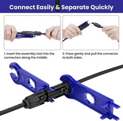 1 Pair Solar Connector Tool Assembly Spanners Wrenches, Solar Panel Connector…
