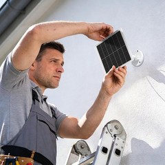 High-Efficiency Solar Panel Charger with 13.1ft Cable for Arlo Security Cameras