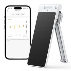 Solar Panel Charger for Curtains – Easy Install, Low Light Charging, Smart Power