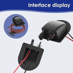 Waterproof Solar Cable Gland Entry Housing Solar Junction Box Fit for roof Pa…