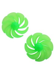 Robust and Lightweight Plastic Fan Blades Set for Efficient Airflow Generation