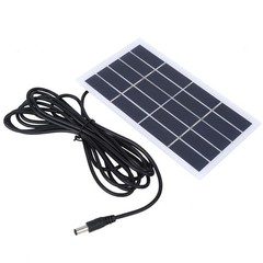 2W 5V Polysilicon Solar Power Battery Panel with DC Interface Charging