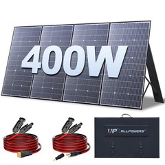 ALLPOWERS 1600W Portable Power Station Solar Generator + 400W Solar Panel AC DC