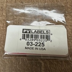 1″ x 2″ SOLAR PV BREAKER Labels 03-225 10 Pack Breaker Backfed Do Not Relocate