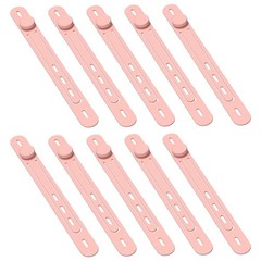 Simplify Your Space with 10 Pack of Flexible Silicone Cable Organizers